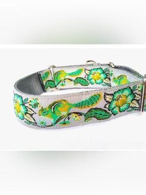 NWT martingale style wide dog collar (1.5” wide) Handmade!